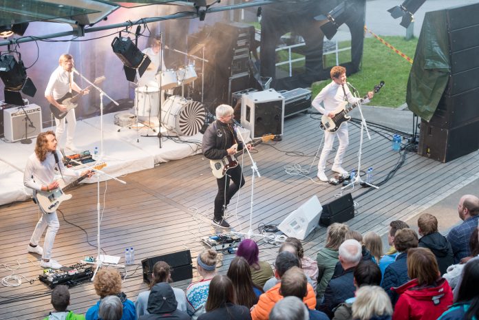 Daniel Kvammen spelte i Uteamfiet p&aring; Aasentunet. Foto: Humberset Foto