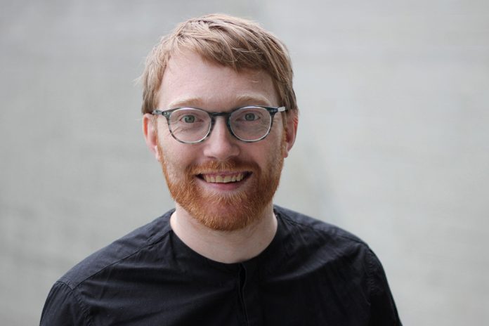 Per Magnus Finnanger Sandsmark tok til som redakt&oslash;r i det nynorske nettleksikonet Allkunne 1. februar i &aring;r. FOTO: Anders Aanes / Nynorsk kultursentrum