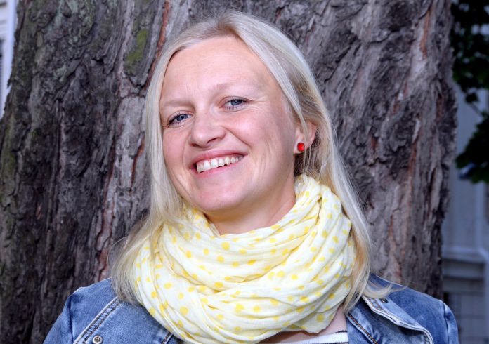 Maria Parr kan gle seg over stor interesse for den siste boka si b&aring;de her heime og i utlandet. Foto: Margunn Sundfjord / NPK