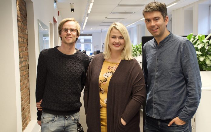 Christian Wiik Gjerde, Janne Nerheim og Svein Olav B. Lang&aring;ker i Framtidajunior.no-redaksjonen.