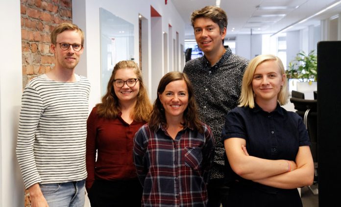 Framtida.no-redaksjonen ved Christian W. Gjerde, Bente Kj&oslash;llesdal, Beate Haugtr&oslash;, Svein Olav B. Lang&aring;ker og Andrea Rygg N&oslash;ttveit.